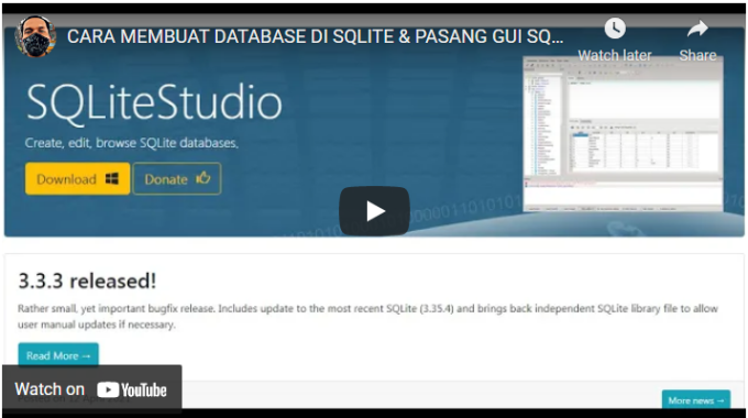 Create Empty Database In Sqlite3